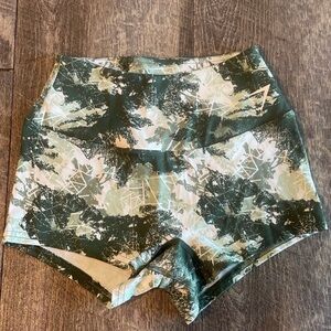 Gymshark Forest Camo Women's Athletic Shorts